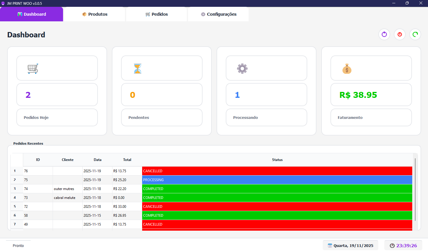 Dashboard